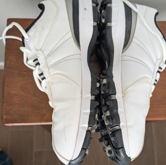 Nike Retro 2008 Power Channel TAC Golf Men's White and Black Size 10 Wide - Picture 3 of 10